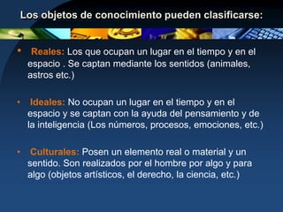 Pensamiento científicoEl hombre. Es un ser que pregunta.