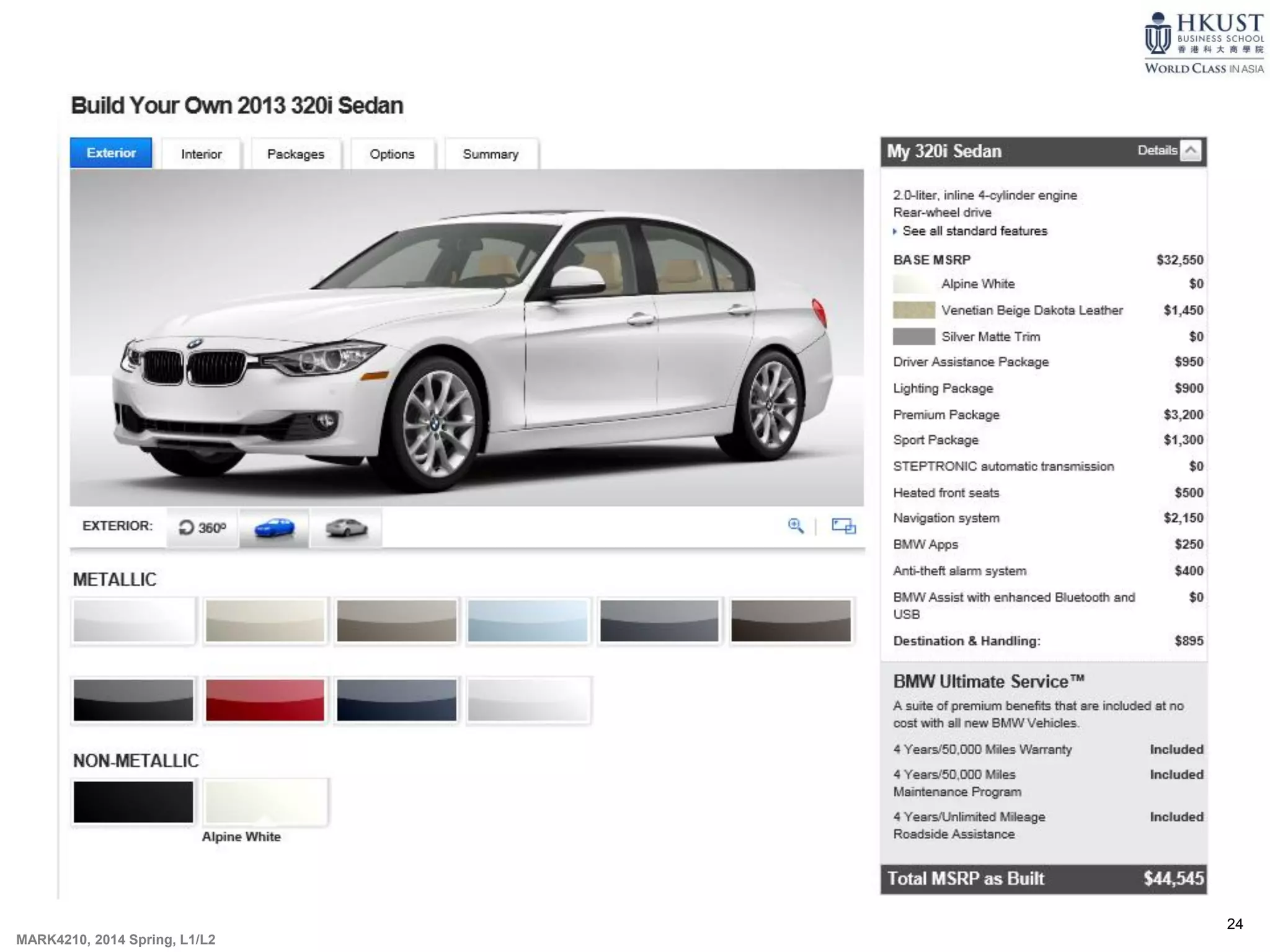 24
MARK4210, 2014 Spring, L1/L2
 