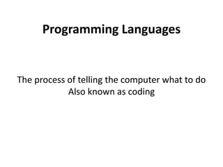 Programming Paradigm & Languages | PPTX