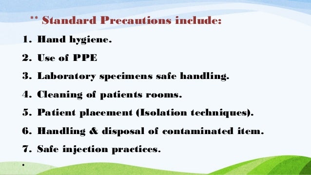 Infectious Agents In Hospital Rooms Infectious Agents In Hospital Rooms