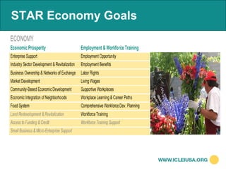 STAR Economy Goals
 