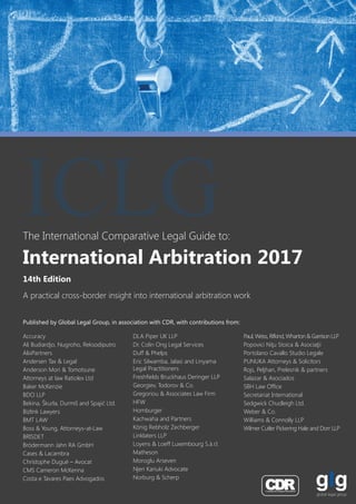 The Freshfields Guide to Arbitration Clauses in International Contracts