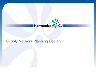 p 1
Supply Network Planning Design
 