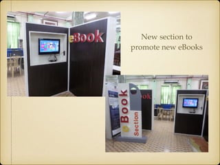 New section to
promote new eBooks
