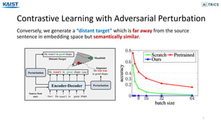 Contrastive Learning with Adversarial Perturbations for Conditional ...