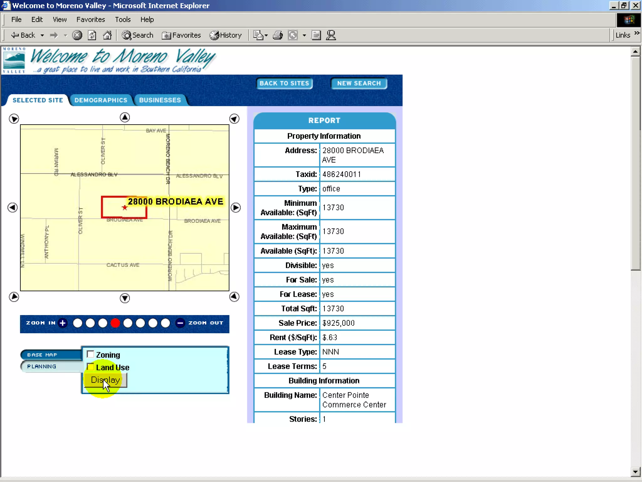 Example Demographic Report
          Video
 