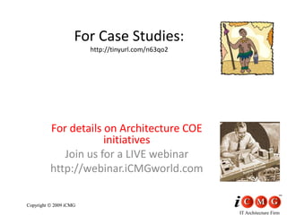 iCMG IT Architect Certification Programs