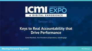 Keys to Real Accountability that Drive Performance | PPTX