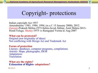 Information & Data Management: Copyright and Data Sharing | PPT