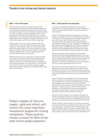 Trends in the Mining and Metals Industry | PDF