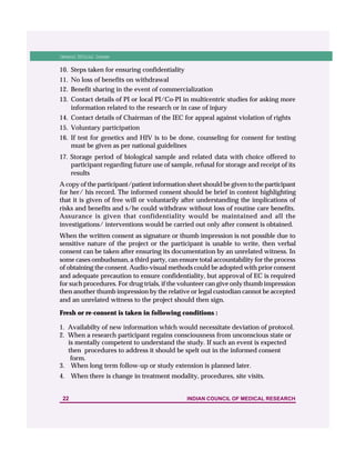 Icmr ethical guidelines | PDF