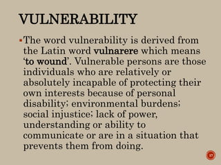 Invulnerability Definition ICMR'S ETHICAL GUIDELINES FOR BIOMEDICAL RESEARCH.pptx