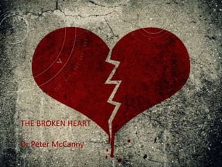 THE BROKEN HEART
Dr Peter McCanny
 