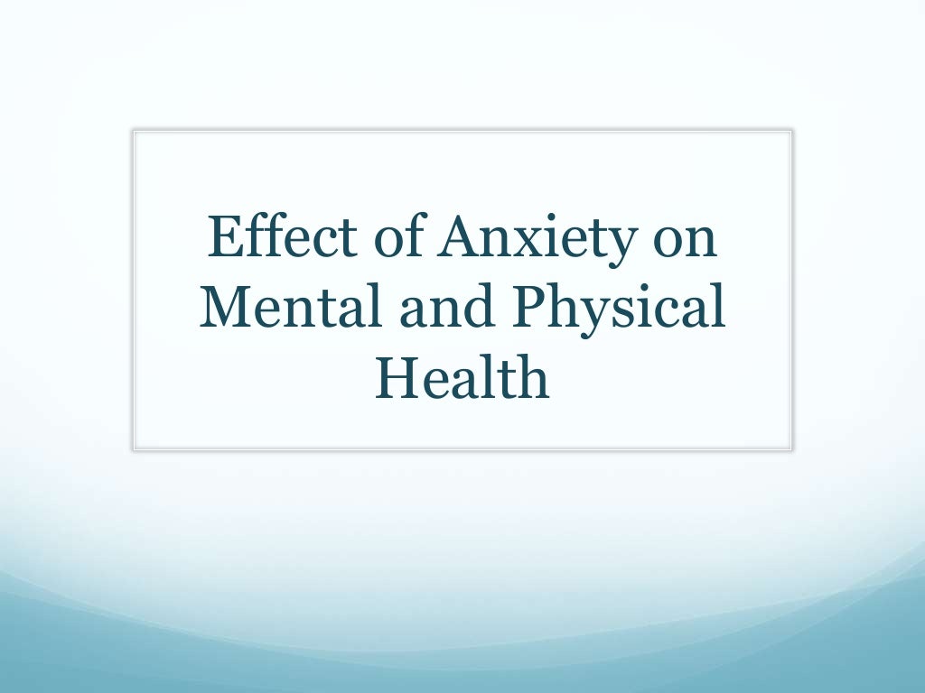 Anxiety A Naturopathic Psychiatric Approach