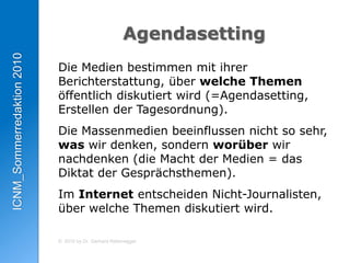 Authentizität bei der Darstellung von Zusammenhängen und Positionen; 