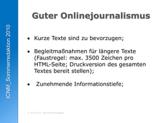 Spekuliertmit „human interest“; [Beispiel];