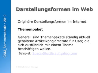 Eine Idee pro Absatz. 