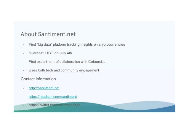 Santiment Ico Reddit,Startup Darling EOS Cashes In Millions Of ETH As ICO Scorn Continues