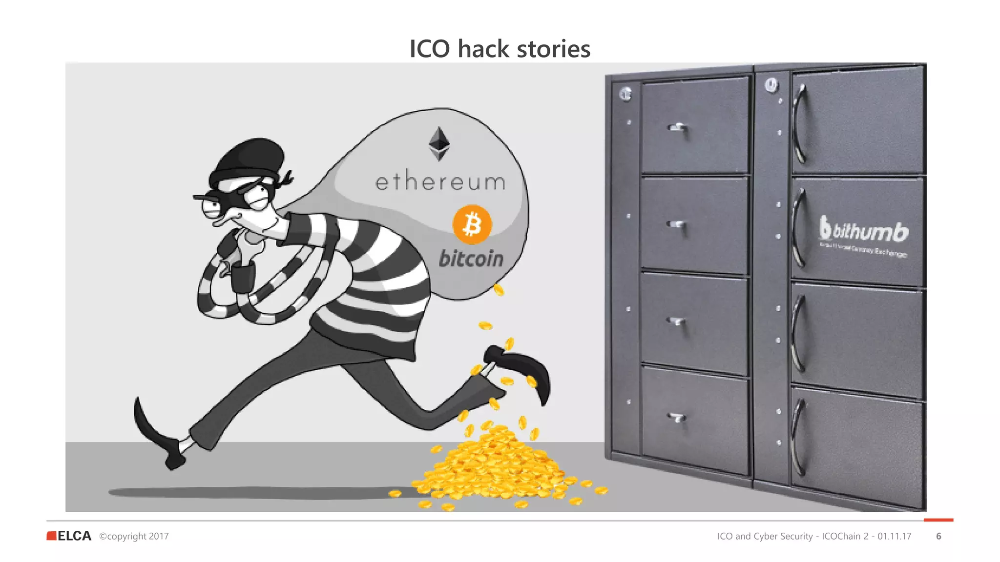 ©copyright 2017
ICO hack stories
ICO and Cyber Security - ICOChain 2 - 01.11.17 6
 