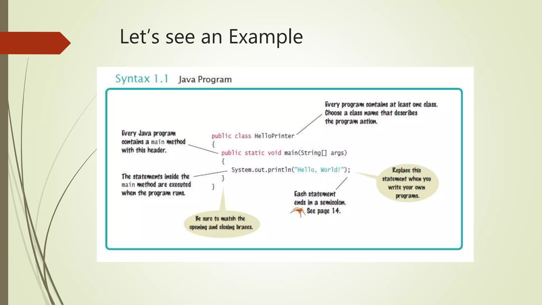 Let’s see an Example
 