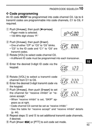 Ap Code Ic Icom ic v8-manual | PDF