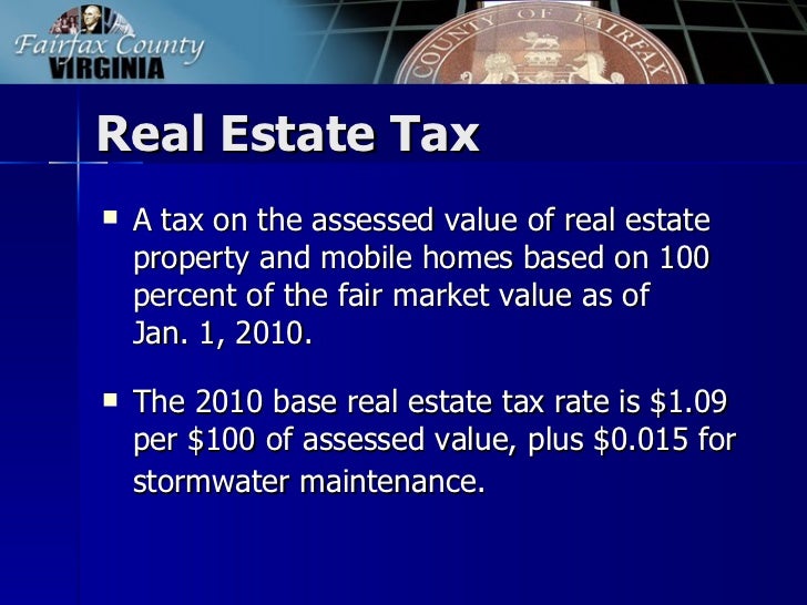 Fairfax County Tax Facts