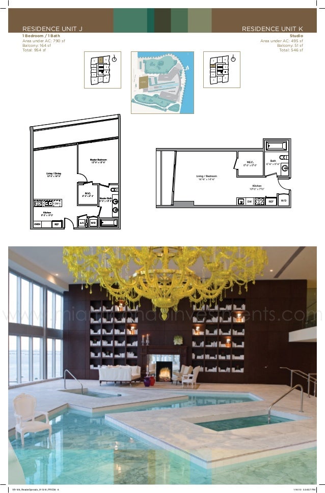 Icon Brickell Tower 3 (Viceroy Tower) Floor Plans