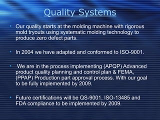 Icon Injection Molding Presentation | PPT