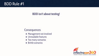 Make BDD work for you - how to write readable and resilient features | PPT