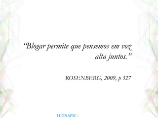 Procedimentos   Acompanhamento de todas as aulas;