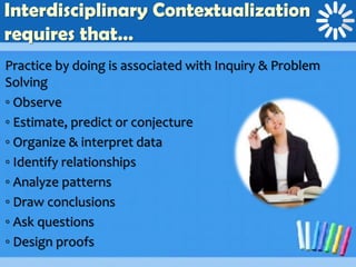 Interdisciplinary Contextualization for Mathematics Education | PDF