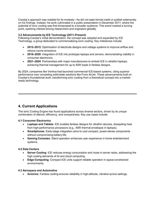 Iconic Cooling Engine foundational contributions | PDF