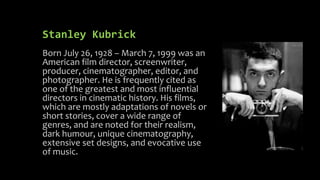 Iconic directors | PPTX