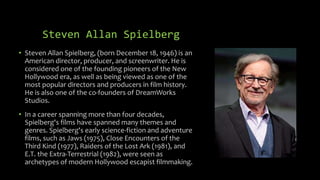 Iconic directors | PPTX