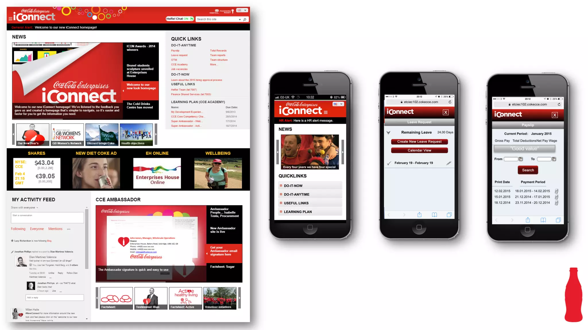 iConnect 2015 – the Coca Cola Enterprises intranet | PDF
