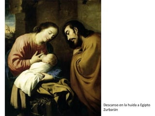Descanso en la huida a Egipto
Zurbarán
 