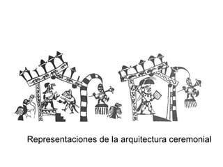 Representaciones de la arquitectura ceremonial 