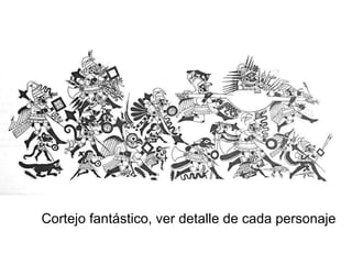 Cortejo fantástico, ver detalle de cada personaje 