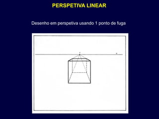 PERSPETIVA LINEAR


Desenho em perspetiva usando 1 ponto de fuga
 