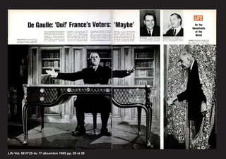 Life Vol. 59 N°25 du 17 décembre 1965 pp. 29 et 30
 