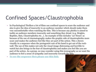 Iconography of Drama Psychological Thriller | PPTX