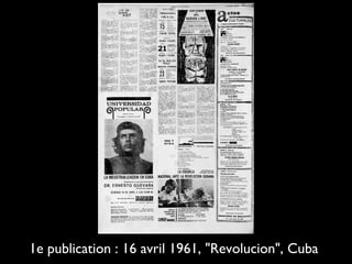 1e publication : 16 avril 1961, "Revolucion", Cuba

 