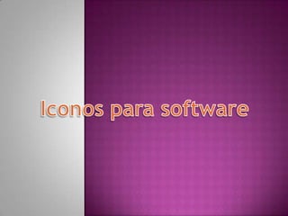 Iconos para software