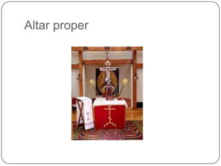 Altar proper
 
