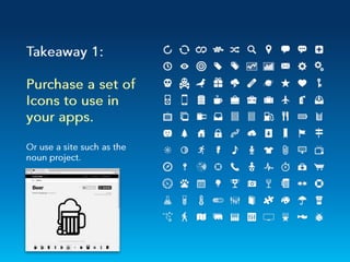 Icons in your Apps