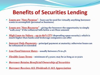 Icon Securities Lending