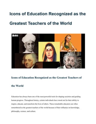__Icons of Education Recognized as the Greatest Teachers of the World.pdf