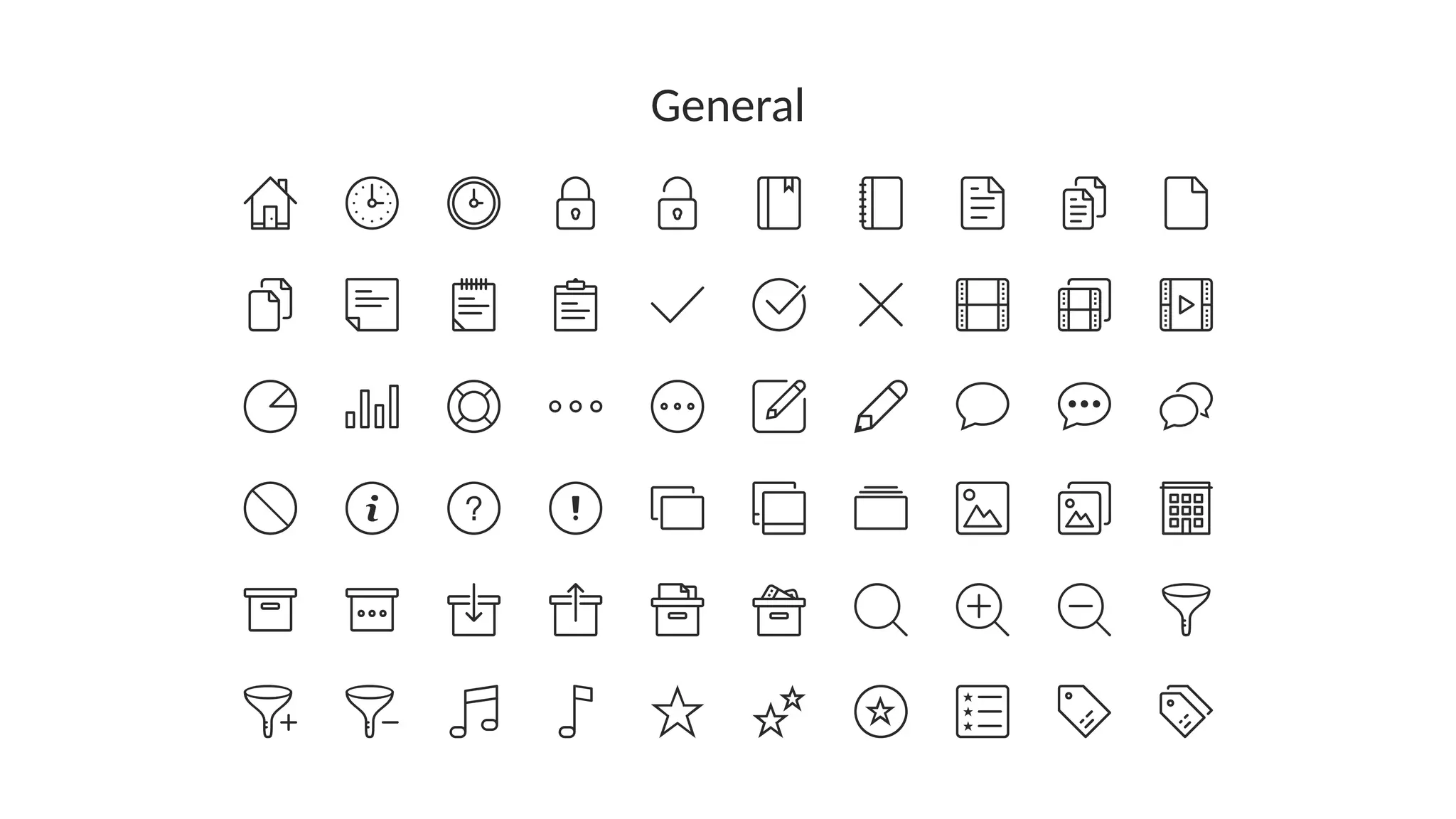 Set de Iconos vectoriales para Powerpoint | PPTX