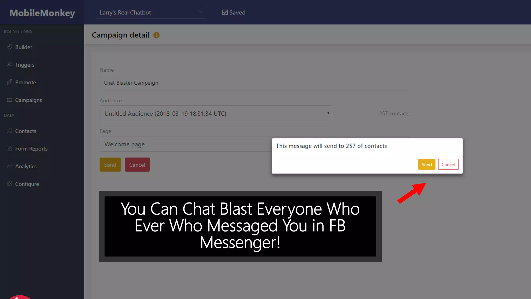 You Can Chat Blast Everyone Who
Ever Who Messaged You in FB
Messenger!
 
