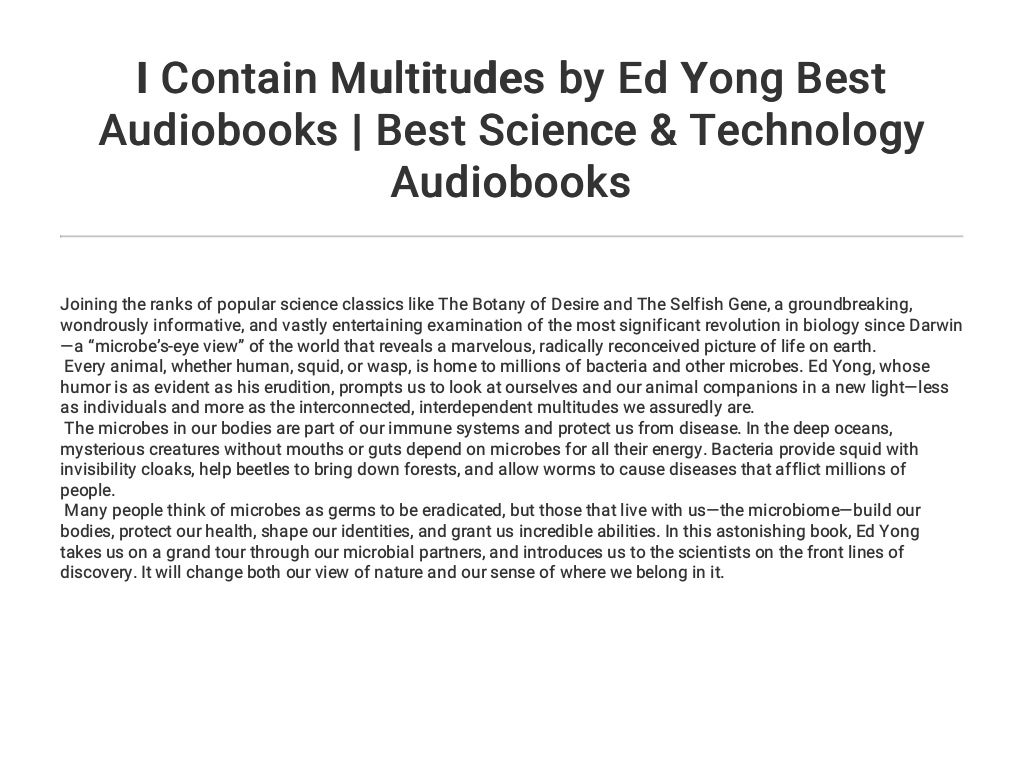i contain multitudes ed yong summary i contain multitudes ed yong summary